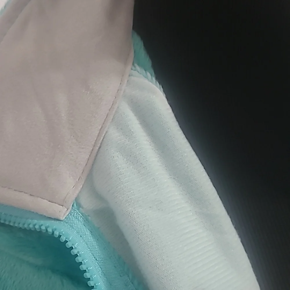 North Face Large Turquoise Fleece jacket - Picture 4 of 8